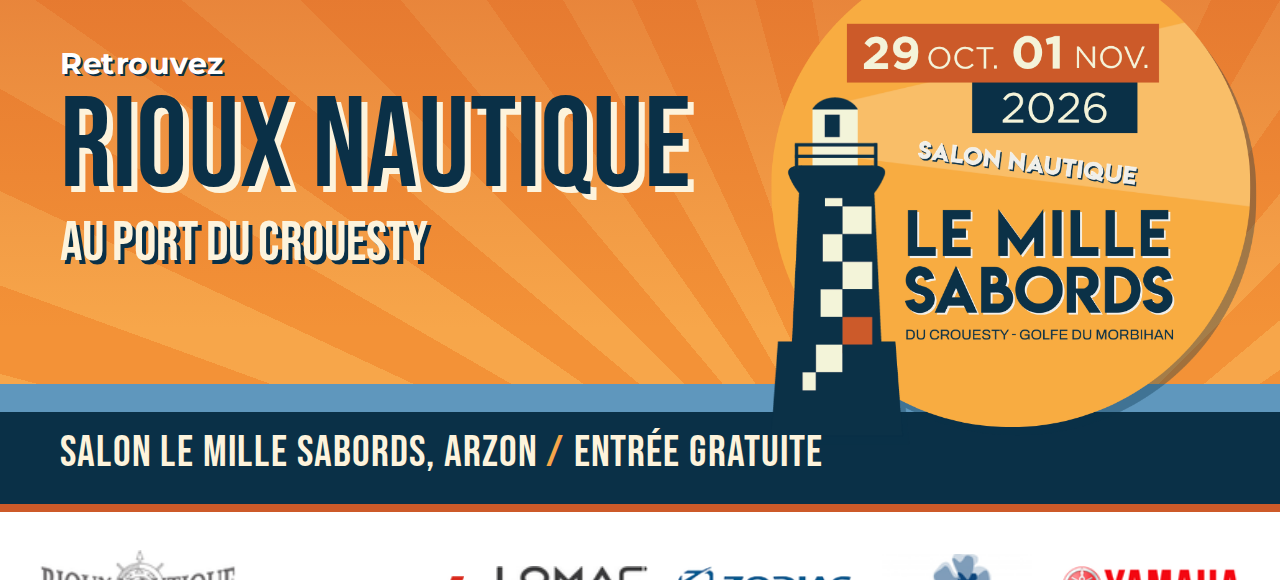 Rioux Nautique au Mille Sabords 2026 : rendez-vous au Crouesty