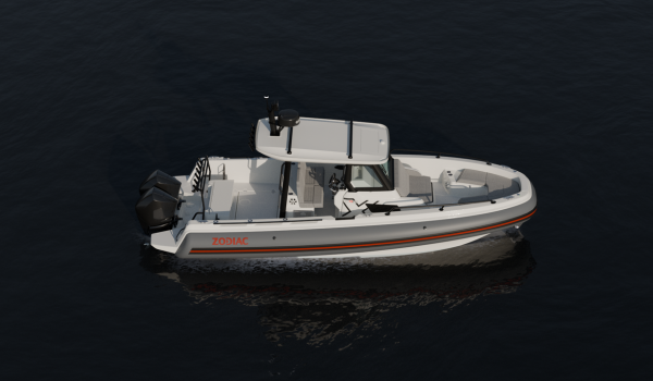 Carène performante du Zodiac X9.0 CC offrant stabilité, vitesse et maniabilité sur tous types de mer | Rioux nautique