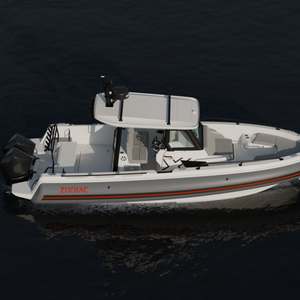 Carène performante du Zodiac X9.0 CC offrant stabilité, vitesse et maniabilité sur tous types de mer | Rioux nautique