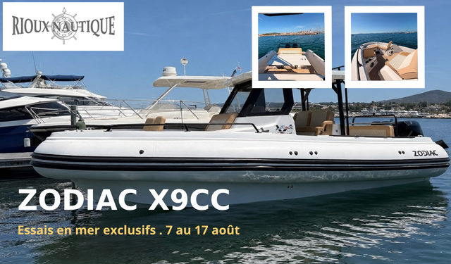 Essais en mer gratuits du Zodiac X9CC