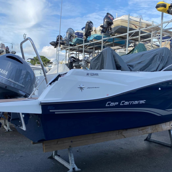 Jeanneau Cap Camarat 6.5 WA S3 2021 avec Yamaha F150 commande électrique | Rioux Nautique